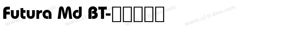 Futura Md BT字体转换